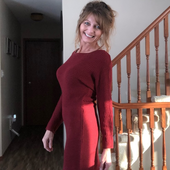 ‘Derek Heart’ sweater dress - Picture 1 of 14